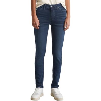 Marc O' Polo Denim Damen Jeanshose High Waist Skinny Fit, Blau (Dark Blue Multi 04), W26/L34 Marc O' Polo Denim Damen Jeanshose High Waist Skinny Fit, Blau (Dark Blue Multi 04), W26/L34