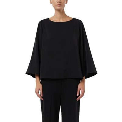 Comma Fließende Bluse mit weitem Ärmel Comma Fließende Bluse mit weitem Ärmel