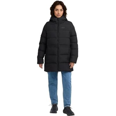 Jack Wolfskin Damen Frozen Palace Long Jkt W Rds, Schwarz, XS EU Jack Wolfskin Damen Frozen Palace Long Jkt W Rds, Schwarz, XS EU