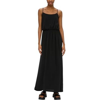 QS Maxikleid mit Raffung und verstellbaren Trägern QS Maxikleid mit Raffung und verstellbaren Trägern