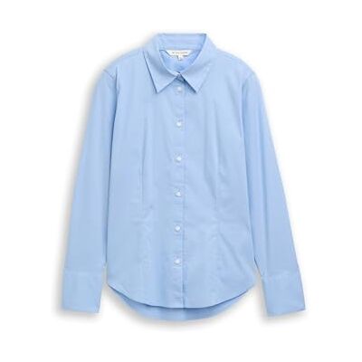 TOM TAILOR Damen 1048706 Bluse, 34587 Light Fjord Blue, 44 EU TOM TAILOR Damen 1048706 Bluse, 34587 Light Fjord Blue, 44 EU