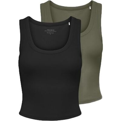 ONLY Female Tanktop ONLEASY 2er-Pack Tanktop ONLY Female Tanktop ONLEASY 2er-Pack Tanktop