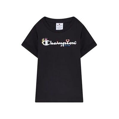 Champion Legacy Girls Graphic Crewneck T-Shirt S Schwarz, Schwarz, S Champion Legacy Girls Graphic Crewneck T-Shirt S Schwarz, Schwarz, S