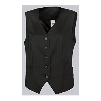 BP Gourmet 1530-684-32 Serviceweste für Damen ärmellos Standard Passform Größe: 50 Farbe: schwarz BP Gourmet 1530-684-32 Serviceweste für Damen ärmellos Standard Passform Größe: 50 Farbe: schwarz