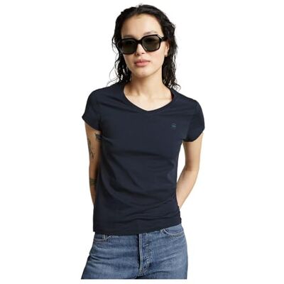 G-STAR Damen Eyben Slim Top 2.0, Blau (Osaka Blue D24533-4107-3873), L G-STAR Damen Eyben Slim Top 2.0, Blau (Osaka Blue D24533-4107-3873), L