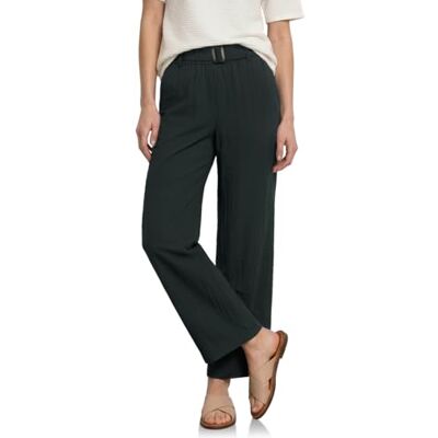 Street One Wide Leg Hose deep Bound Green 42 Street One Wide Leg Hose deep Bound Green 42