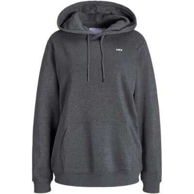JJXX Damen Jxabbie RLX Ls Every Hood SWT Noos Sweatshirt, Dark Grey Melange, S EU JJXX Damen Jxabbie RLX Ls Every Hood SWT Noos Sweatshirt, Dark Grey Melange, S EU