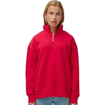 LeGer by Lena Gercke LeGer Jenny Sweater Half Zip Pullover Damen mit Kragen Oversized-Passform Sweatshirt aus Baumwolle Mode für Damen by Lena Gercke Gr. 34-50 LeGer by Lena Gercke LeGer Jenny Sweater Half Zip Pullover Damen mit Kragen Oversized-Passform Sweatshirt aus Baumwolle Mode für Damen by Lena Gercke Gr. 34-50