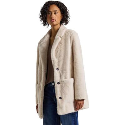 Street One Fake Fur Mantel pastel sand 44 Street One Fake Fur Mantel pastel sand 44