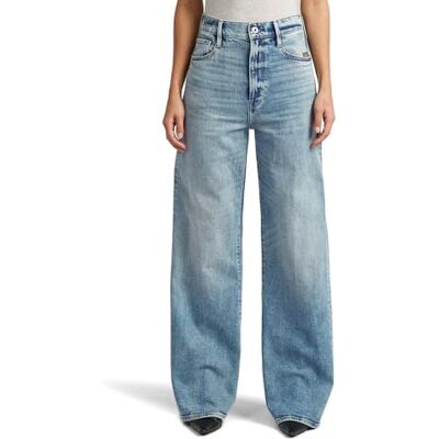 G-STAR Women's Deck 2.0 High Loose Jeans, Blue, 24 W/30 L G-STAR Women's Deck 2.0 High Loose Jeans, Blue, 24 W/30 L