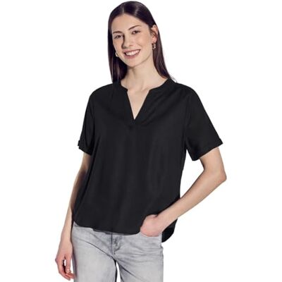 Street One Bluse in Unifarbe Street One Bluse in Unifarbe