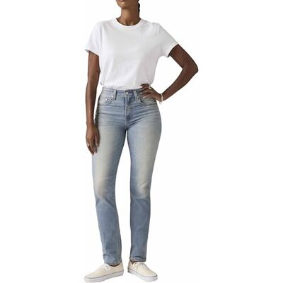 Levi's 724 High Rise Straight Slipped In Cool Levi's 724 High Rise Straight Slipped In Cool