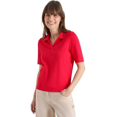 Cecil Kurzarm Poloshirt in Unifarbe Cecil Kurzarm Poloshirt in Unifarbe