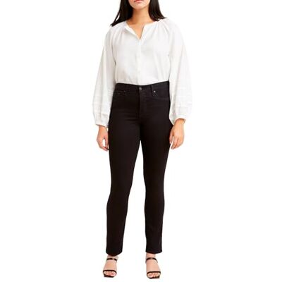 Levi's Damen 312 Shaping Slim Jeans , Black And Black, 33W / 32L Levi's Damen 312 Shaping Slim Jeans , Black And Black, 33W / 32L