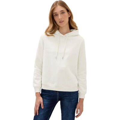 Cecil Sweatshirt mit Kapuze Oat Milk beige Melange M Cecil Sweatshirt mit Kapuze Oat Milk beige Melange M