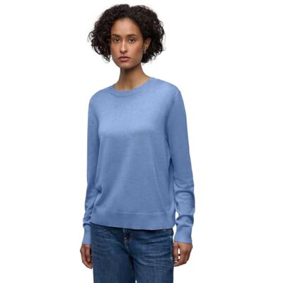 Street One Basic Pullover Bonnet Blue Mel. 40 Street One Basic Pullover Bonnet Blue Mel. 40