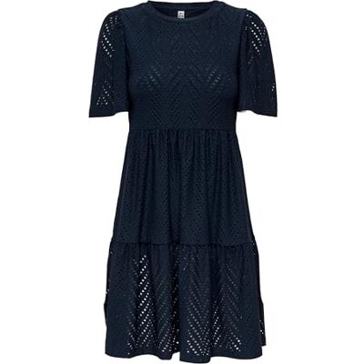JDY Damen carla Cathinka S/S Dress JRS Noos Kleid, Sky Captain, S EU JDY Damen carla Cathinka S/S Dress JRS Noos Kleid, Sky Captain, S EU