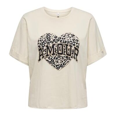ONLY Onllucy Life S/S Animal Top Box Cc JRS ONLY Onllucy Life S/S Animal Top Box Cc JRS