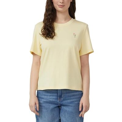 s.Oliver Verkürztes Baumwoll-T-Shirt mit Artwork s.Oliver Verkürztes Baumwoll-T-Shirt mit Artwork