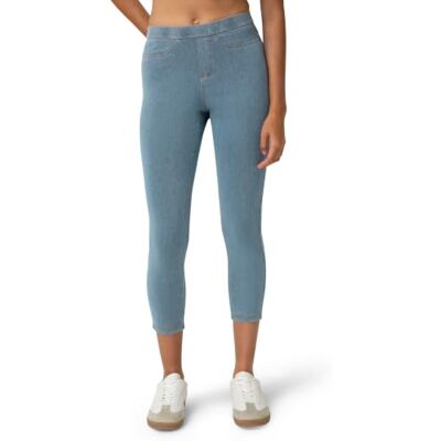 no nonsense Klassische Capri-Denim-Leggings für Damen, mit Taschen, stilvolle und Bequeme Schlupfjeans für Frauen, Light Denim, S no nonsense Klassische Capri-Denim-Leggings für Damen, mit Taschen, stilvolle und Bequeme Schlupfjeans für Frauen, Light Denim, S