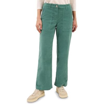 Cecil Wide Leg Cordhose Jewel Green 36 Cecil Wide Leg Cordhose Jewel Green 36