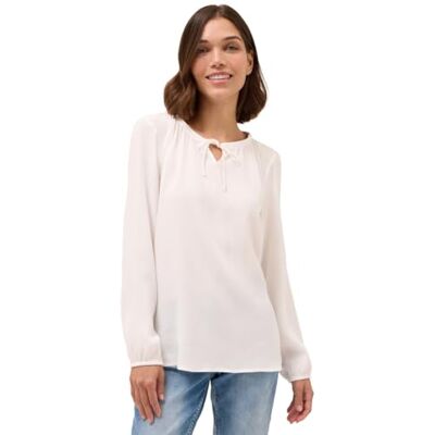 Cecil Crepe Bluse Vanilla White L Cecil Crepe Bluse Vanilla White L