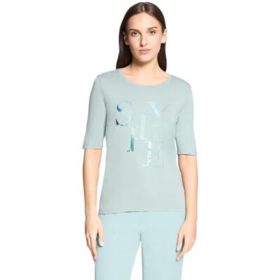 Betty Barclay Damen Basic Shirt Kurzarm 46, Chinois Green Betty Barclay Damen Basic Shirt Kurzarm 46, Chinois Green