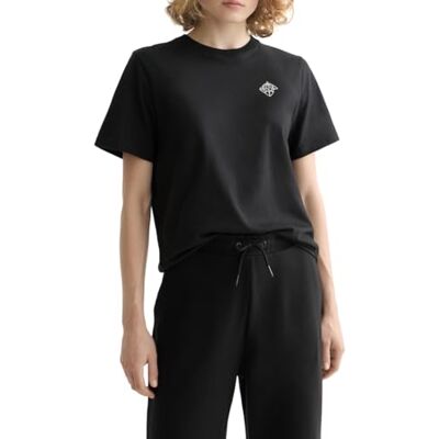 Scotch & Soda Front Artwork T-Shirt, Schwarz U001, L Scotch & Soda Front Artwork T-Shirt, Schwarz U001, L