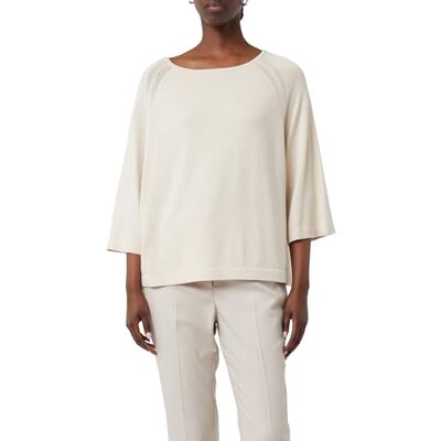 Comma Oversized Pullover aus Feinstrick mit Lochmuster Comma Oversized Pullover aus Feinstrick mit Lochmuster