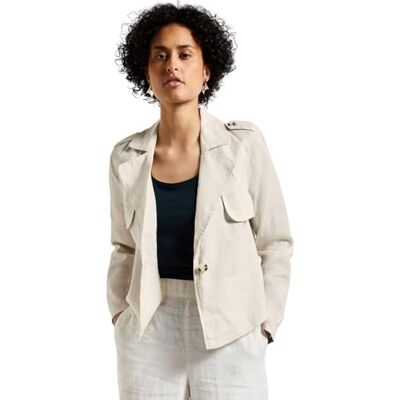 Street One Kurzer Trenchcoat aus Leinen Street One Kurzer Trenchcoat aus Leinen