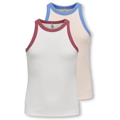 ONLY Kogbina Life Rib Tank Top 2-Pack JRS ONLY Kogbina Life Rib Tank Top 2-Pack JRS