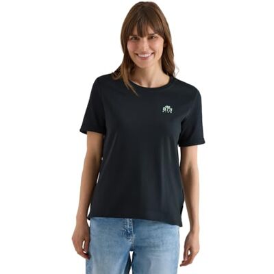 Cecil T-Shirt mit Rundhals und Print-Detail Cecil T-Shirt mit Rundhals und Print-Detail