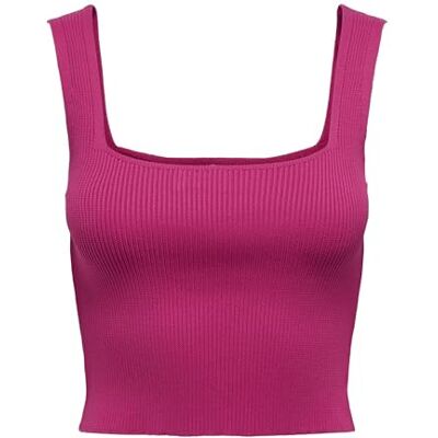 ONLY Onltatianna Sl Cropped Square Neck KNT ONLY Onltatianna Sl Cropped Square Neck KNT