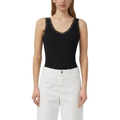 s.Oliver Geripptes Tanktop mit Spitze s.Oliver Geripptes Tanktop mit Spitze