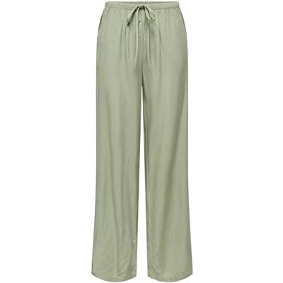 JDY Damen caya Linen Mw Pant WVN Dia, Laurel Oak, S / 32L JDY Damen caya Linen Mw Pant WVN Dia, Laurel Oak, S / 32L