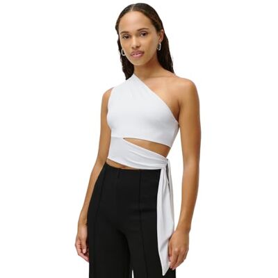 LeGer by Lena Gercke LeGer Leia Top One-Shoulder Top Damen mit Knotendetail körpernahe Passform Oberteil mit Cut-Outs Mode für Damen by Lena Gercke Gr. 34-60 LeGer by Lena Gercke LeGer Leia Top One-Shoulder Top Damen mit Knotendetail körpernahe Passform Oberteil mit Cut-Outs Mode für Damen by Lena Gercke Gr. 34-60