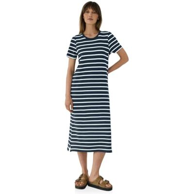 Street One Studio Midi-Kleid mit Raffung am Ärmel Street One Studio Midi-Kleid mit Raffung am Ärmel