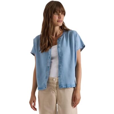 Cecil Lyocell-Bluse in Blouson-Optik Cecil Lyocell-Bluse in Blouson-Optik
