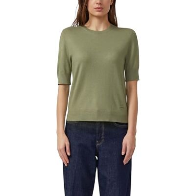 s.Oliver Weicher Kurzarm-Strickpullover aus Viskosemix s.Oliver Weicher Kurzarm-Strickpullover aus Viskosemix