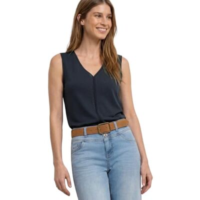 Street One Top mit Crochet-Tape Shadowed Navy 44 Street One Top mit Crochet-Tape Shadowed Navy 44