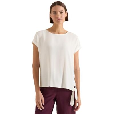 Cecil Bluse mit Rundhals und Knotendetail Cecil Bluse mit Rundhals und Knotendetail