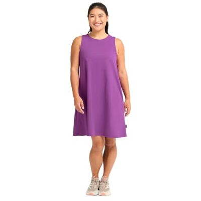 Jack Wolfskin Damen TRAVEL Dress W Lässiges Kleid, Freesia, XL Jack Wolfskin Damen TRAVEL Dress W Lässiges Kleid, Freesia, XL