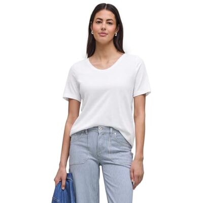 Street One Basic T-Shirt aus Jersey Street One Basic T-Shirt aus Jersey