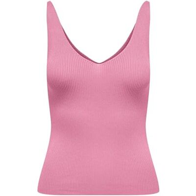 JDY Damen nanna S/L Top KNT Noos Tragetasche, Sachet Pink, XL EU JDY Damen nanna S/L Top KNT Noos Tragetasche, Sachet Pink, XL EU