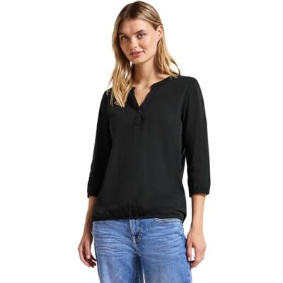 Street One Split Neck Jersey-Shirt Street One Split Neck Jersey-Shirt