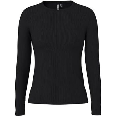 PIECES Damen T-Shirt,Schwarz,S PIECES Damen T-Shirt,Schwarz,S