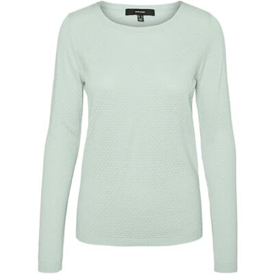 VERO MODA VMCARE Structure LS O-Neck BLOU NOOS VERO MODA VMCARE Structure LS O-Neck BLOU NOOS