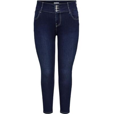 ONLY Carmakoma Damen Caranna Hw Skinny ANK MBD DNM Ana, Medium Blue Denim, 46W / 32L EU ONLY Carmakoma Damen Caranna Hw Skinny ANK MBD DNM Ana, Medium Blue Denim, 46W / 32L EU