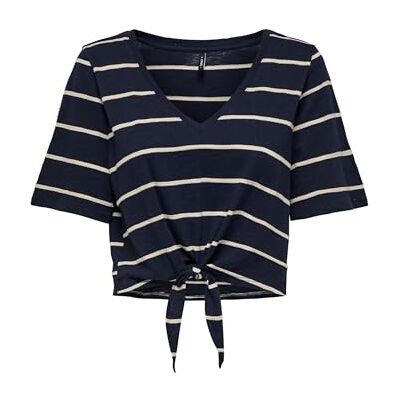 ONLY Onlsummer S/S V-Neck Knot Top JRS ONLY Onlsummer S/S V-Neck Knot Top JRS