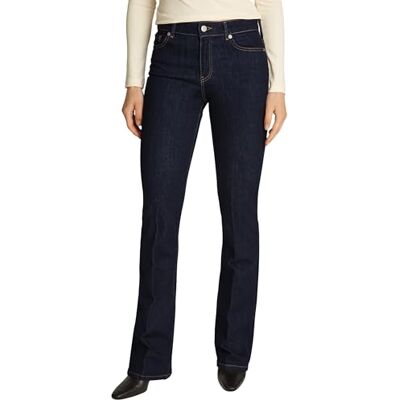Tommy Hilfiger Damen Jeans Hose Bootcut Stretch, Schwarz (Rinse), 32W/28L Tommy Hilfiger Damen Jeans Hose Bootcut Stretch, Schwarz (Rinse), 32W/28L